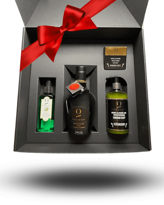 Geschenkset Goldenia Olivenöl HKShopCompany