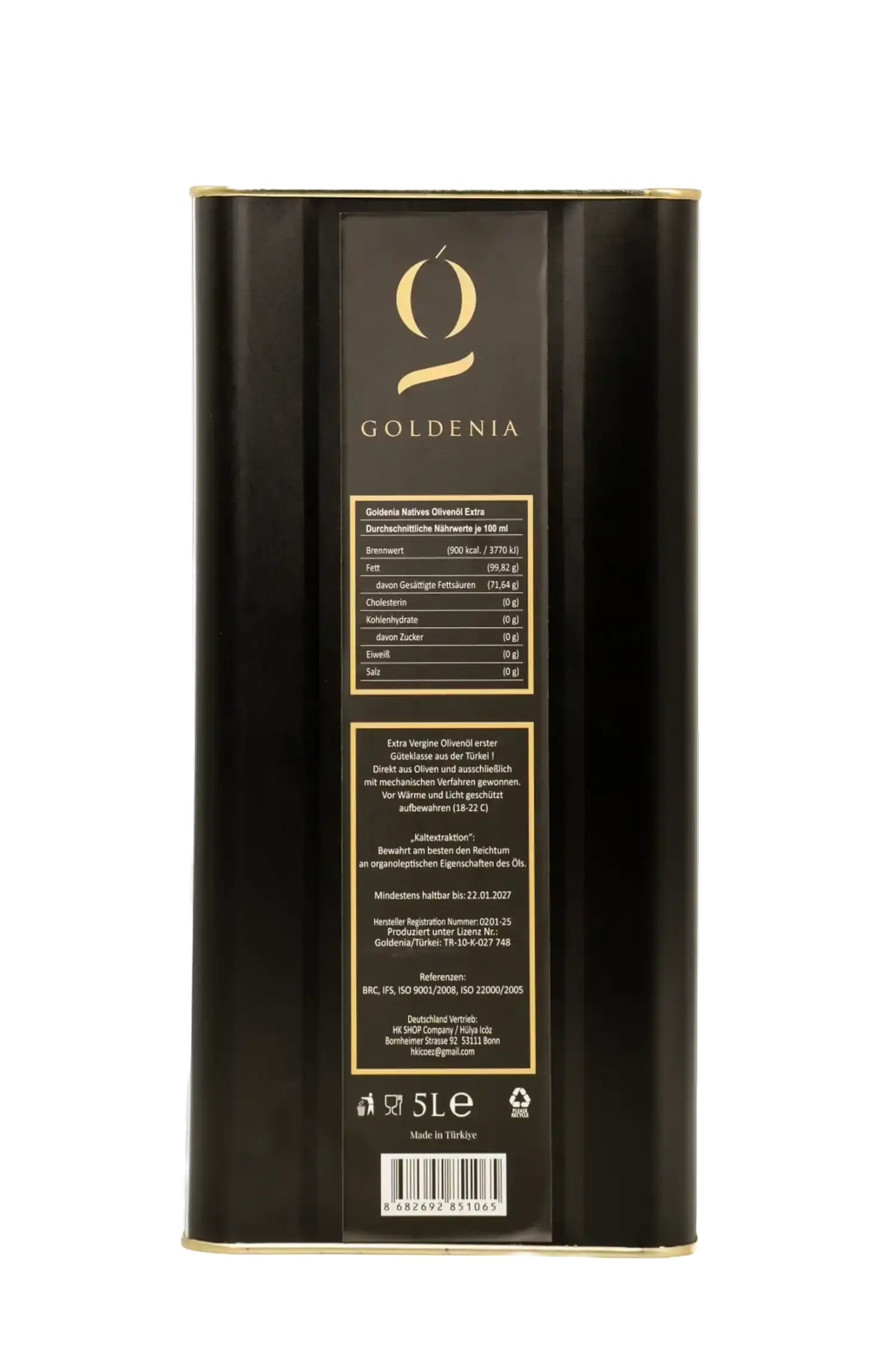 Goldenia Kaltgepresstes Extra Vergine Olivenöl - 4